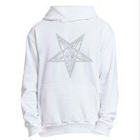 Occult Goat Head Baphomet Pentagram Urban Pullover Hoodie