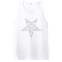 Occult Goat Head Baphomet Pentagram PosiCharge Competitor Tank