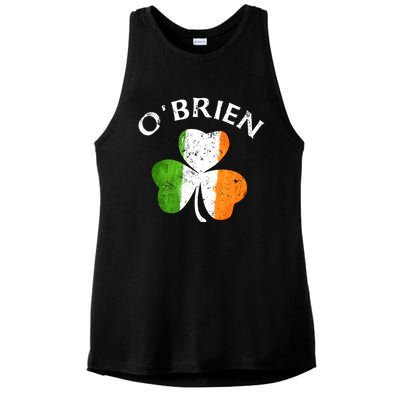 Obrien Gift Irish Family Name St Patricks Day Great Gift Ladies PosiCharge Tri-Blend Wicking Tank