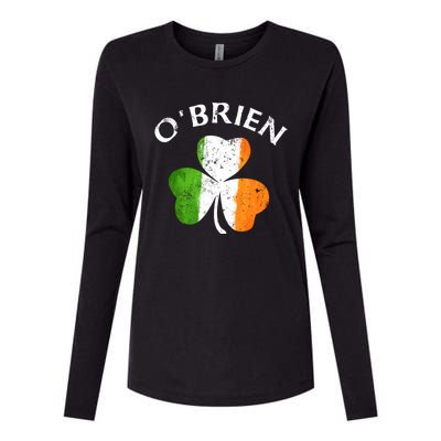 Obrien Gift Irish Family Name St Patricks Day Great Gift Womens Cotton Relaxed Long Sleeve T-Shirt