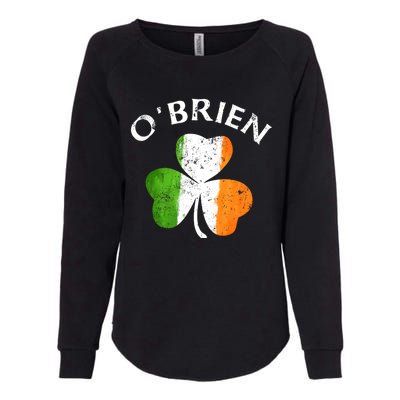 Obrien Gift Irish Family Name St Patricks Day Great Gift Womens California Wash Sweatshirt