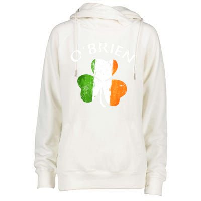 Obrien Gift Irish Family Name St Patricks Day Great Gift Womens Funnel Neck Pullover Hood