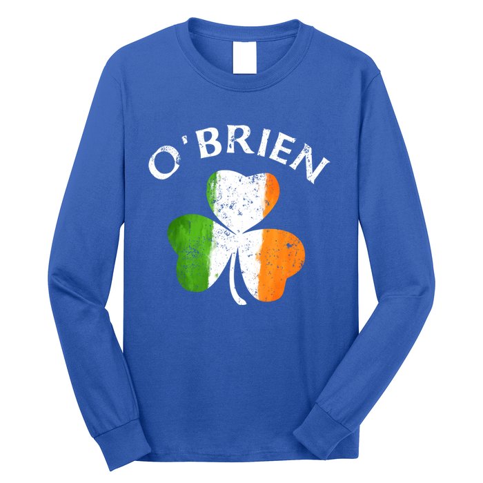 Obrien Gift Irish Family Name St Patricks Day Great Gift Long Sleeve Shirt