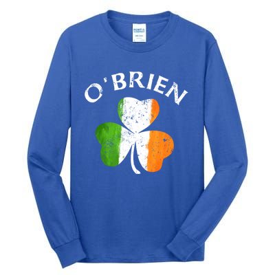 Obrien Gift Irish Family Name St Patricks Day Great Gift Tall Long Sleeve T-Shirt