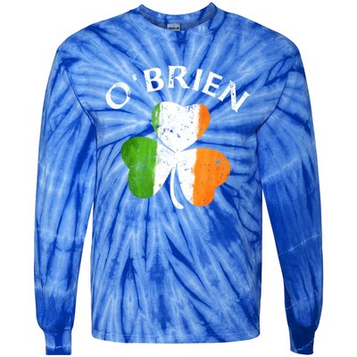 Obrien Gift Irish Family Name St Patricks Day Great Gift Tie-Dye Long Sleeve Shirt