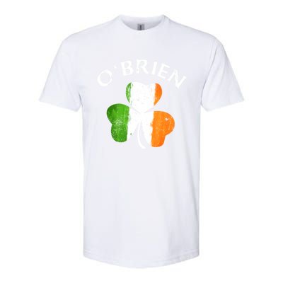 Obrien Gift Irish Family Name St Patricks Day Great Gift Softstyle CVC T-Shirt