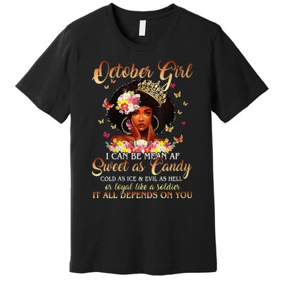 October Girl I'm Living My Best Life Birthday Queen Gifts Premium T-Shirt