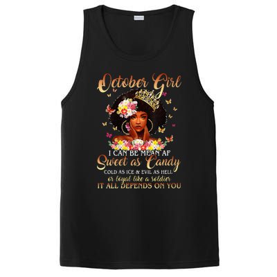 October Girl I'm Living My Best Life Birthday Queen Gifts PosiCharge Competitor Tank