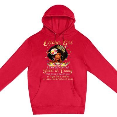 October Girl I'm Living My Best Life Birthday Queen Gifts Premium Pullover Hoodie