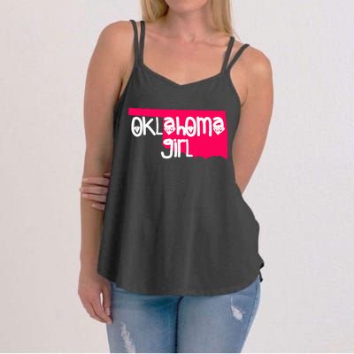 Oklahoma Girl I Love Oklahoma S.T.A.T.E Home Women's Strappy Tank