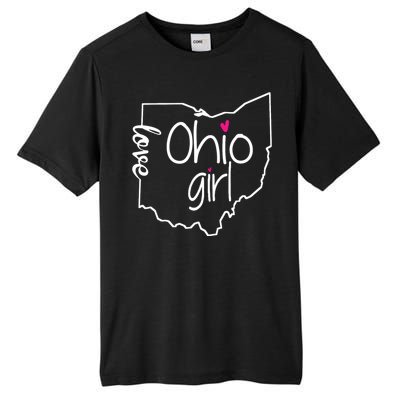 Ohio Girl I Love Ohio Home Tall Fusion ChromaSoft Performance T-Shirt