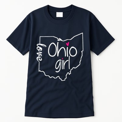 Ohio Girl I Love Ohio Home Tall T-Shirt