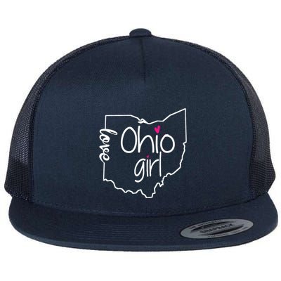 Ohio Girl I Love Ohio Home Flatbill Hat