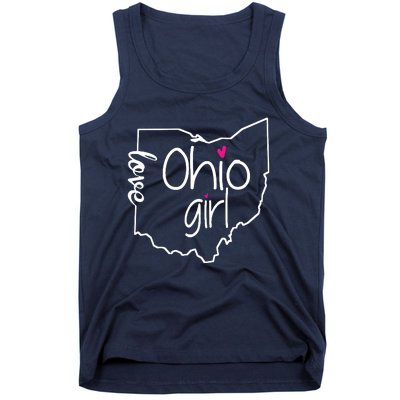 Ohio Girl I Love Ohio Home Tank Top