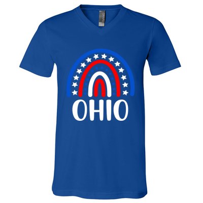 Ohio Gift I Love Ohio Usa Gift V-Neck T-Shirt