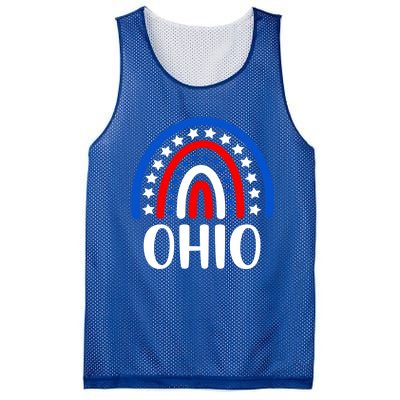 Ohio Gift I Love Ohio Usa Gift Mesh Reversible Basketball Jersey Tank