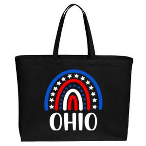 Ohio Gift I Love Ohio Usa Gift Cotton Canvas Jumbo Tote