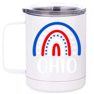 Ohio Gift I Love Ohio Usa Gift 12 oz Stainless Steel Tumbler Cup