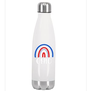 Ohio Gift I Love Ohio Usa Gift Stainless Steel Insulated Water Bottle