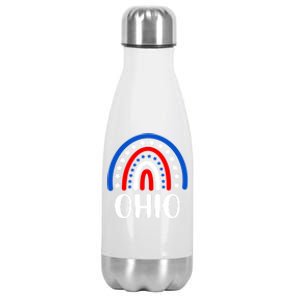 Ohio Gift I Love Ohio Usa Gift Stainless Steel Insulated Water Bottle