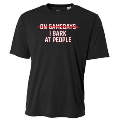 On Gamedays I Bark At People Cooling Performance Crew T-Shirt