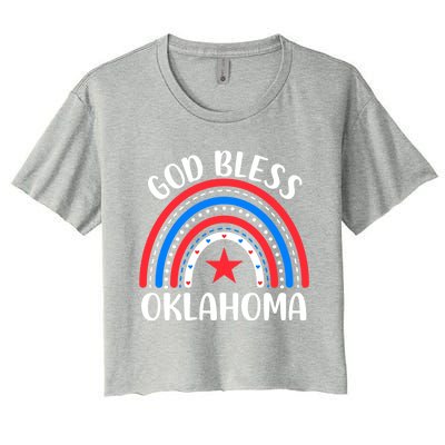 Oklahoma Gift I Love Oklahoma Usa Funny Gift Women's Crop Top Tee