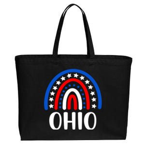 Ohio Gift I Love Ohio Usa Gift Cotton Canvas Jumbo Tote