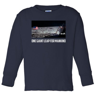 One Giant Leap For Mankind Toddler Long Sleeve Shirt