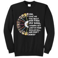 Oh Give Me The Beat And Free My Soul Hippie Love Sweatshirt