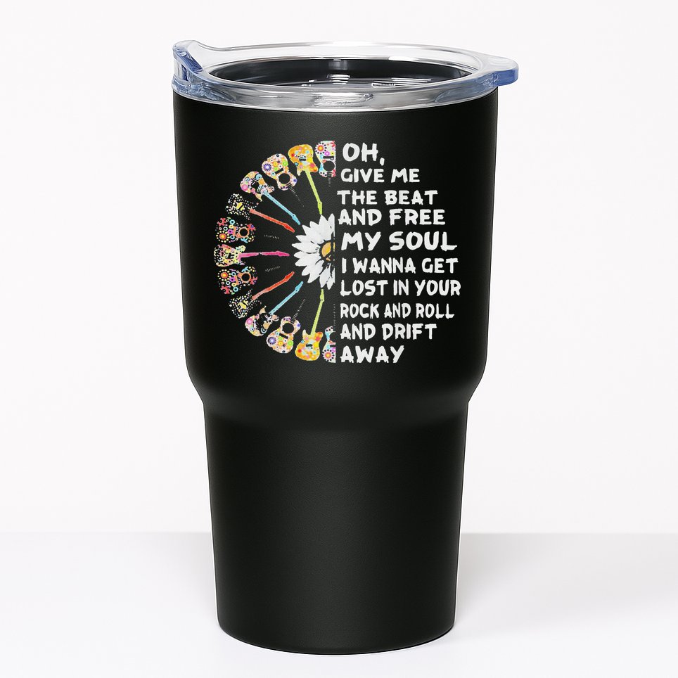 Oh Give Me The Beat And Free My Soul Hippie Love Tumbler