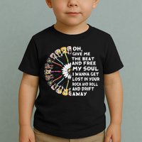 Oh Give Me The Beat And Free My Soul Hippie Love Toddler T-Shirt