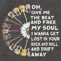 Oh Give Me The Beat And Free My Soul Hippie Love Vector Backpack