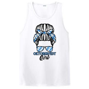 Oktoberfest Girl Messy Bun Bavaria German Costume PosiCharge Competitor Tank