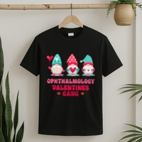 Ophthalmology Gnomes Nurse Valentines Day T-Shirt