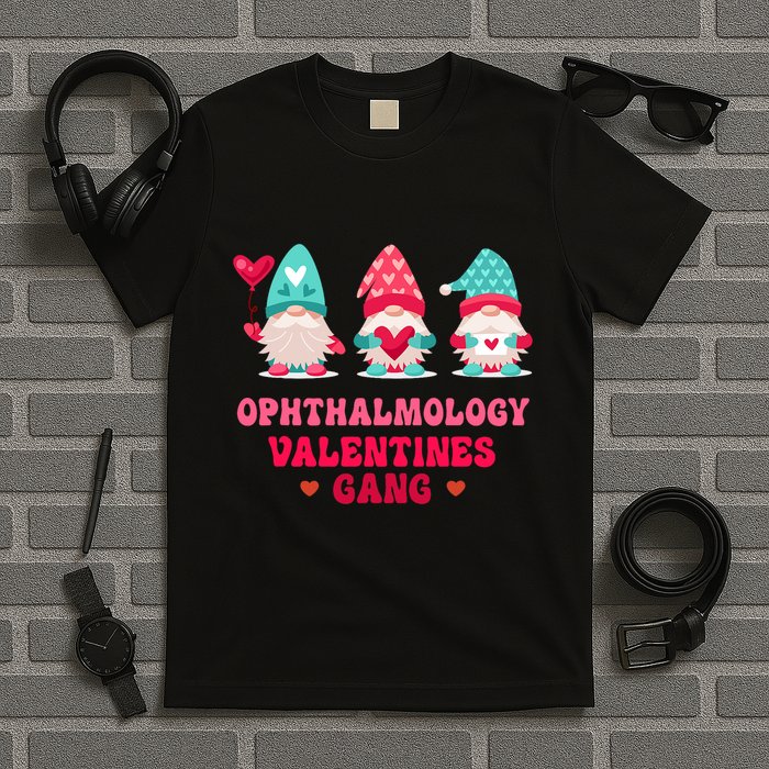 Ophthalmology Gnomes Nurse Valentines Day T-Shirt