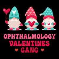 Ophthalmology Gnomes Nurse Valentines Day T-Shirt