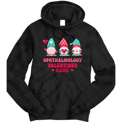 Ophthalmology Gnomes Nurse Valentines Day Tie Dye Hoodie