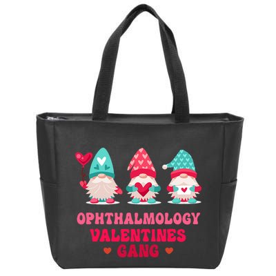 Ophthalmology Gnomes Nurse Valentines Day Zip Tote Bag