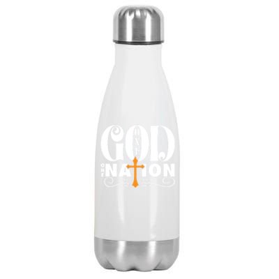 One God One Nation Love Jesus Christian Christmas Gift Stainless Steel Insulated Water Bottle