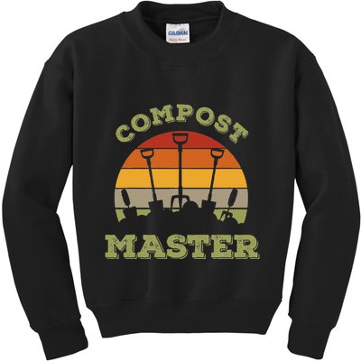 Organic Gardening Or Compost Master Kids Sweatshirt