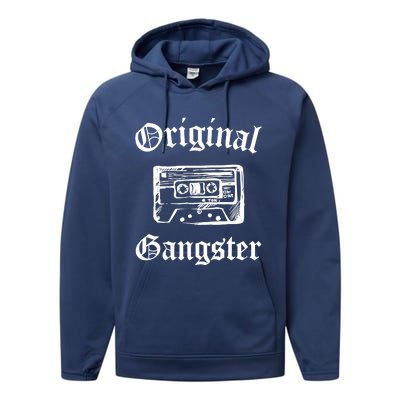 Original Gangster Old School Hip Hop Rap Music Performance Fleece Hoodie