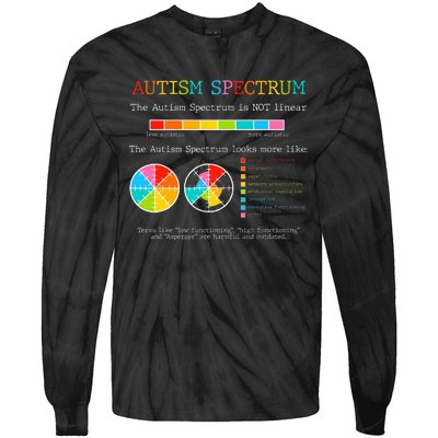 OT Gift Occupational Therapist Autism Awareness Teacher Gift Tie-Dye Long Sleeve Shirt