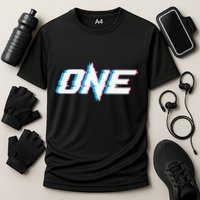 One Glitched Cooling Performance Crew T-Shirt