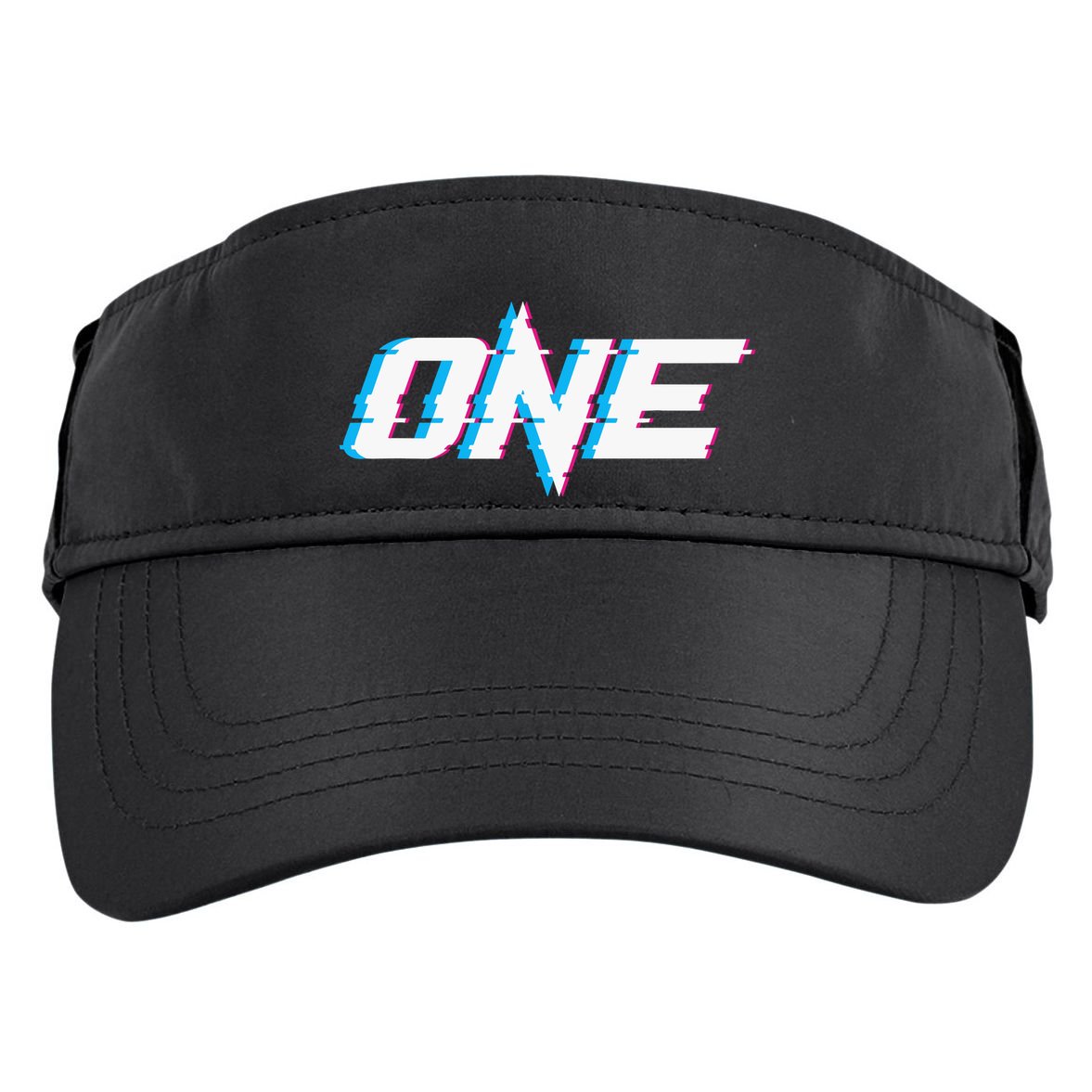 One Glitched Adult Drive Performance Visor