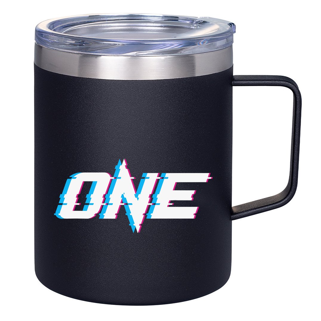 One Glitched 12oz Stainless Steel Coffee Mug