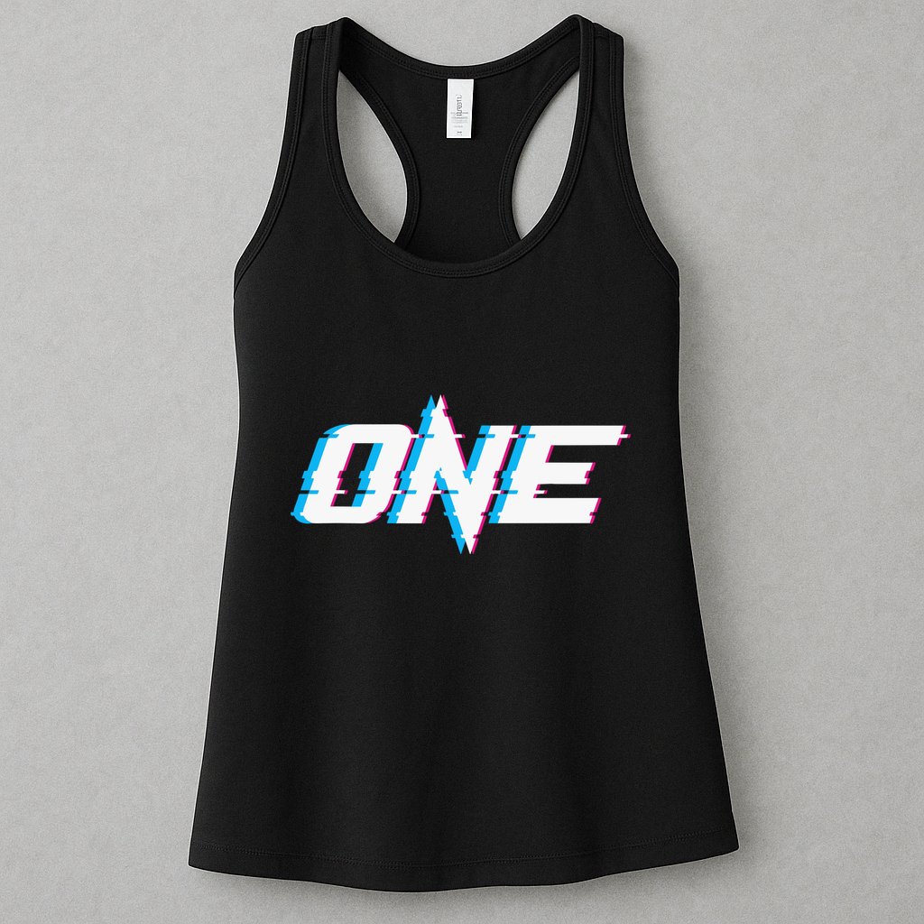 One Glitched Womens Tank Top
