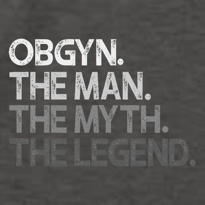 Obgyn Gynecologist Ob Gyn Man The Myth Legend Gift Vector Backpack
