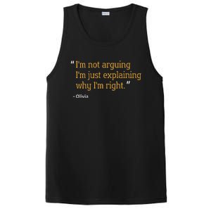 Olivia Gift Quote Personalized Funny Birthday Name Idea PosiCharge Competitor Tank