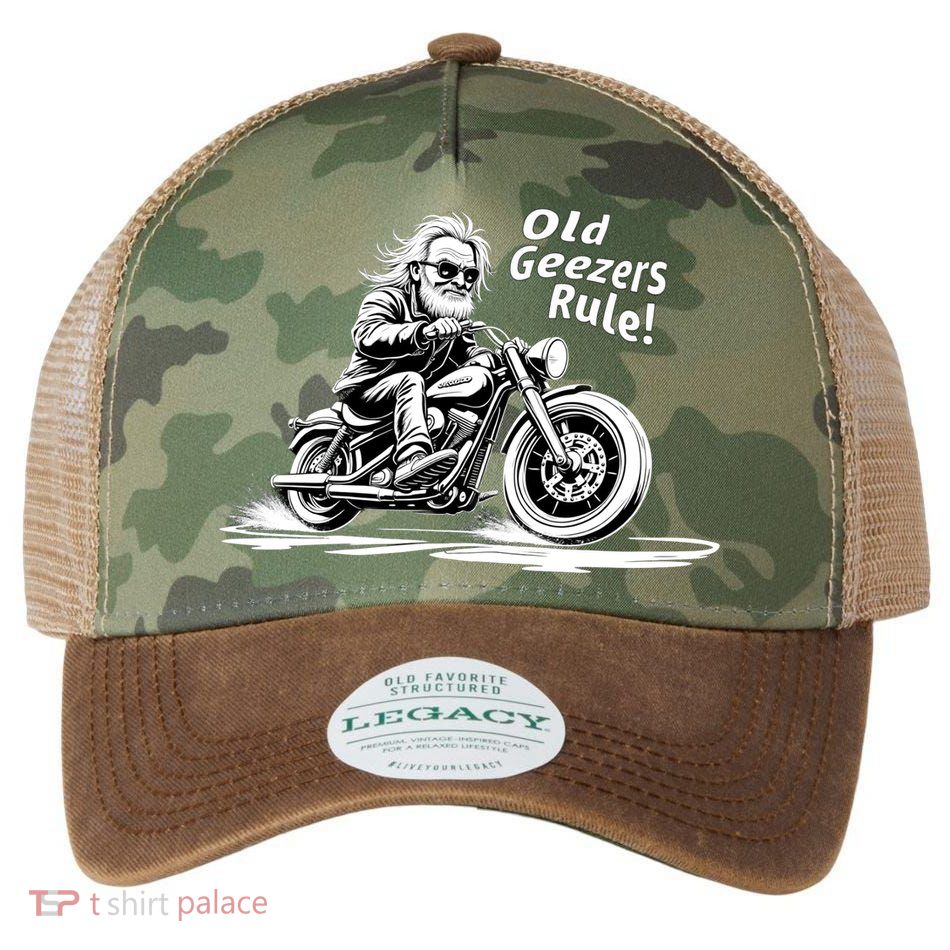 Old Geezers Rule! Legacy Tie Dye Trucker Hat