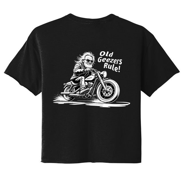 Old Geezers Rule! Crop Top